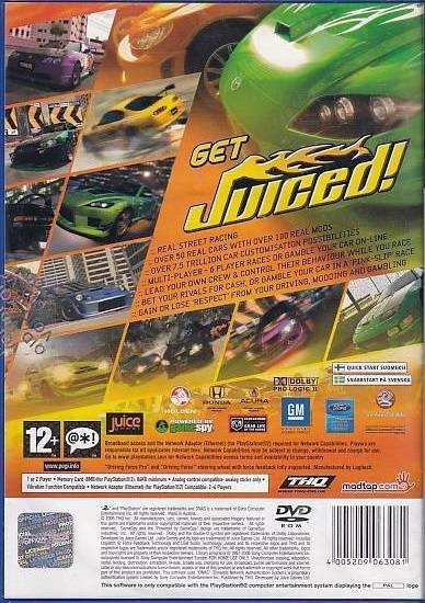 Juiced - PS2 (Genbrug)
